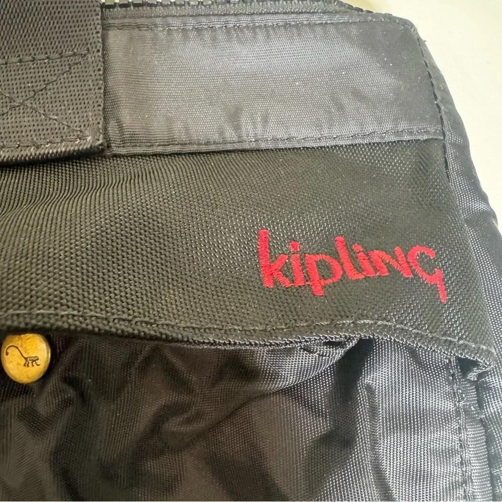 Kipling laptop black briefcase with monkey attached